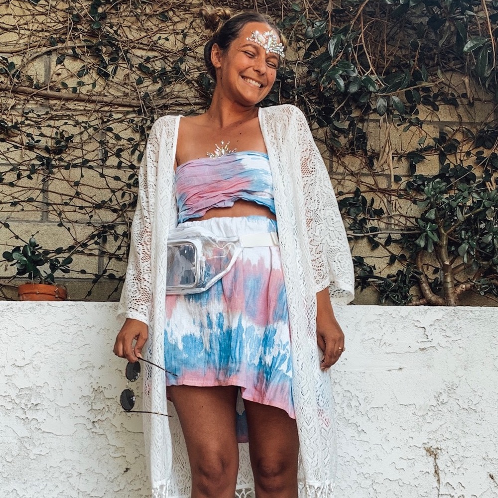 Vintage • Handmade | Tie Dye Overskirt